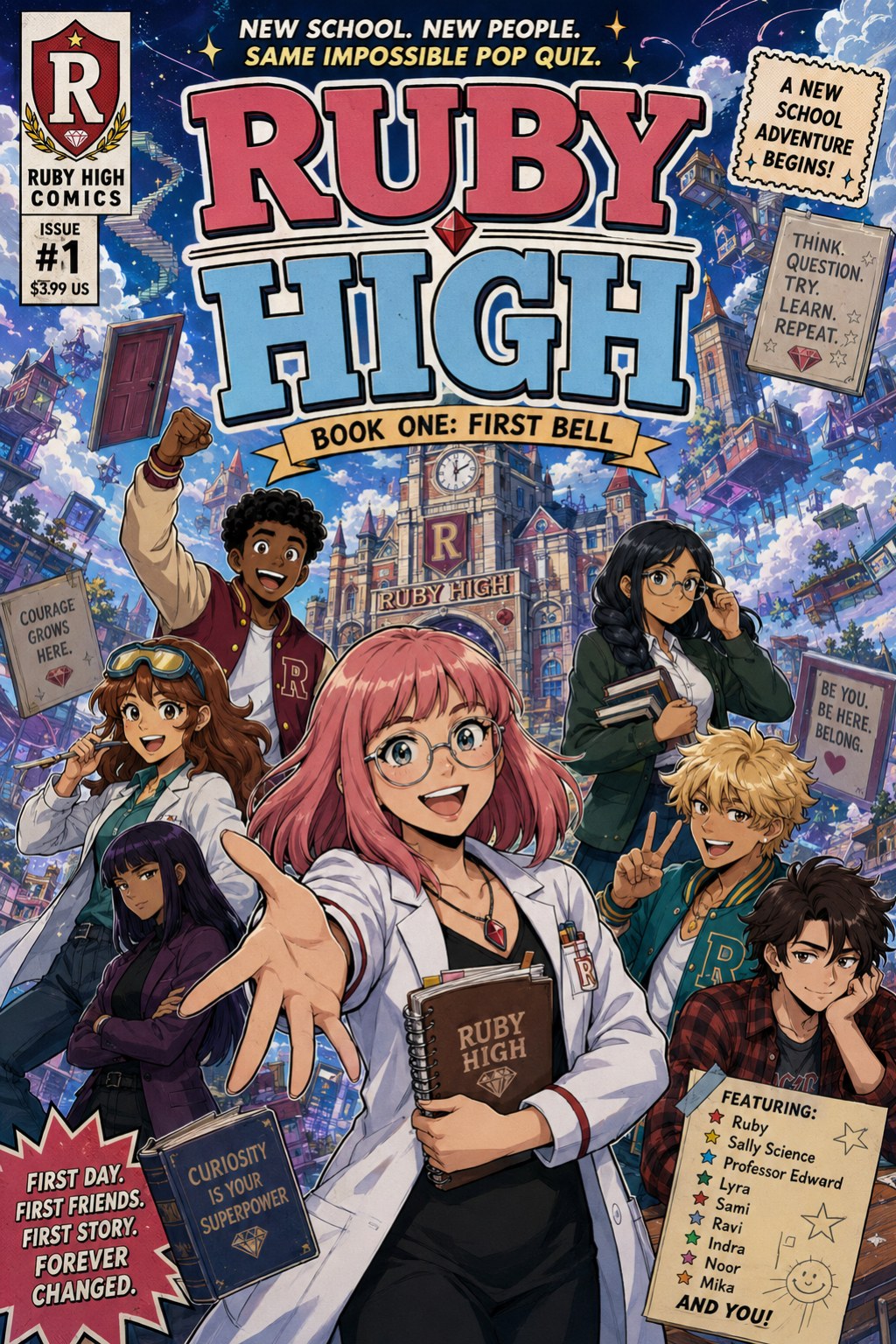 Ruby High comic page